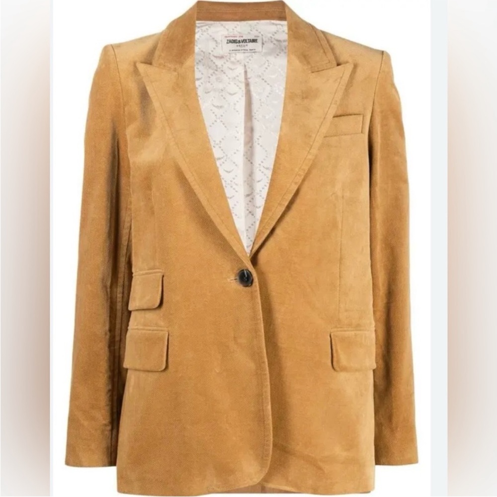 Zadig & Voltaire Camel Ocre Blazer